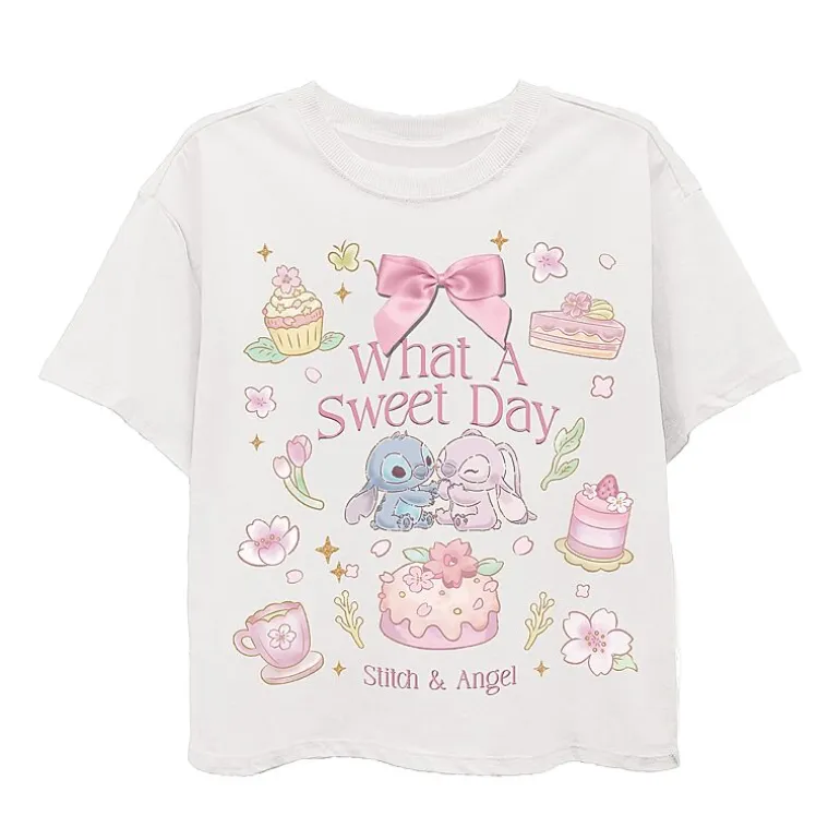 Little & Big Kid Girls Crew Neck Short Sleeve Regular Fit Graphic T-Shirt