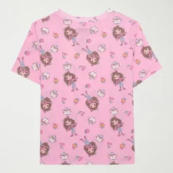 Little & Big Kid Girls Crew Neck Short Sleeve Regular Fit Gabby's Dollhouse Graphic T-Shirt