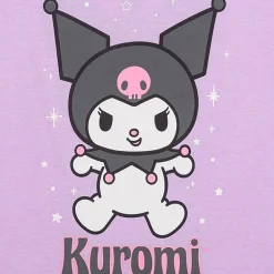 Little & Big Kid Girls Crew Neck Short Sleeve Regular Fit Kuromi Graphic T-Shirt