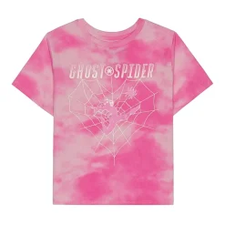 Little & Big Kid Girls Crew Neck Short Sleeve Regular Fit Spiderman Graphic T-Shirt