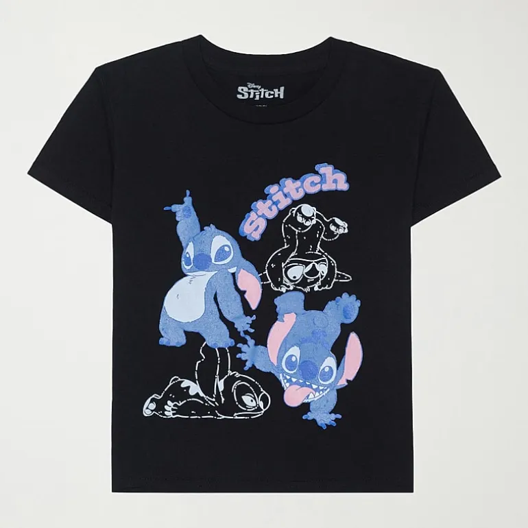 Little & Big Kid Girls Crew Neck Short Sleeve Regular Fit Graphic T-Shirt