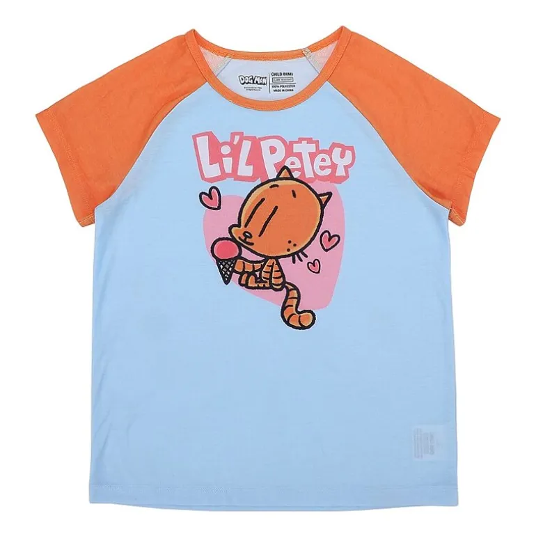 Little & Big Kid Girls Crew Neck Short Sleeve 3-pc. Pajama Set