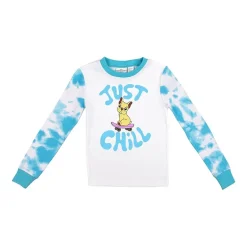 Little & Big Kid Girls Crew Neck Long Sleeve 2-pc. Pajama Set