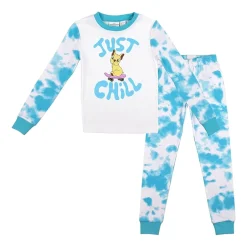 Little & Big Kid Girls Crew Neck Long Sleeve 2-pc. Pajama Set