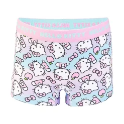 Little & Big Kid Girls Hello Kitty 4 Pack Multi-Pack Boyshort Panty Gabp4583