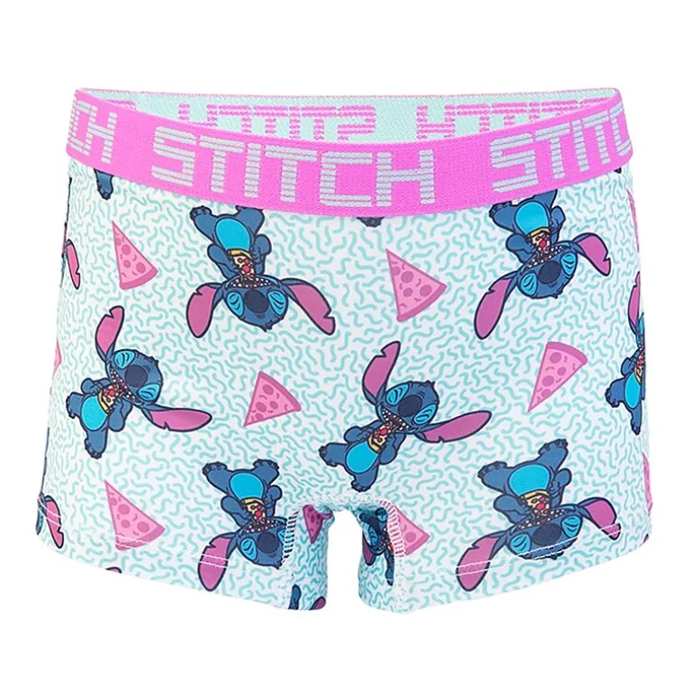 Little & Big Kid Girls Lilo & Stitch 4 Pack Multi-Pack Boyshort Panty Gabp61007