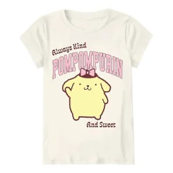 Little & Big Kid Girls Round Neck Short Sleeve Regular Fit Hello Kitty Graphic T-Shirt