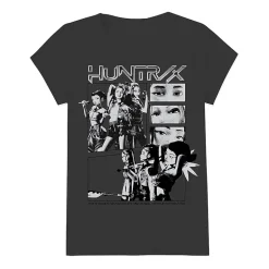 Little & Big Kid Girls Round Neck Short Sleeve Regular Fit KPOP Demon Hunters Graphic T-Shirt
