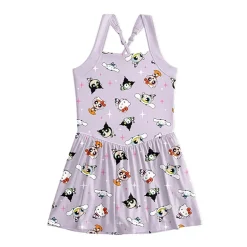 Little & Big Kid Girls Sleeveless Hello Kitty Powerpuff Girls A-Line Dress