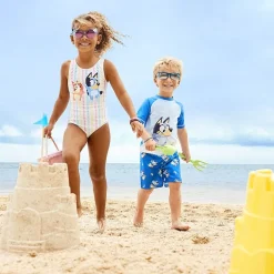 Little Girls Bluey Sleeveless One Piece Swimsuit
