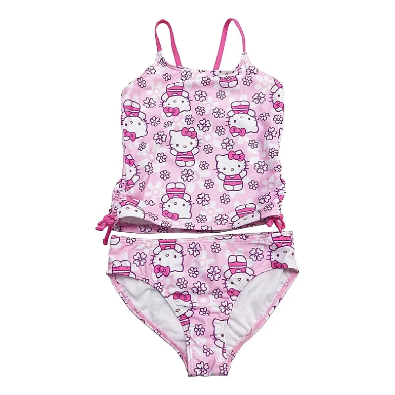 Little Girls Hello Kitty 2-pc. Tankini Set