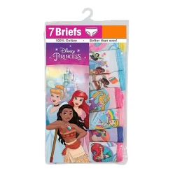 Little Girls Princess 7 Pack Brief Panty Gup7086