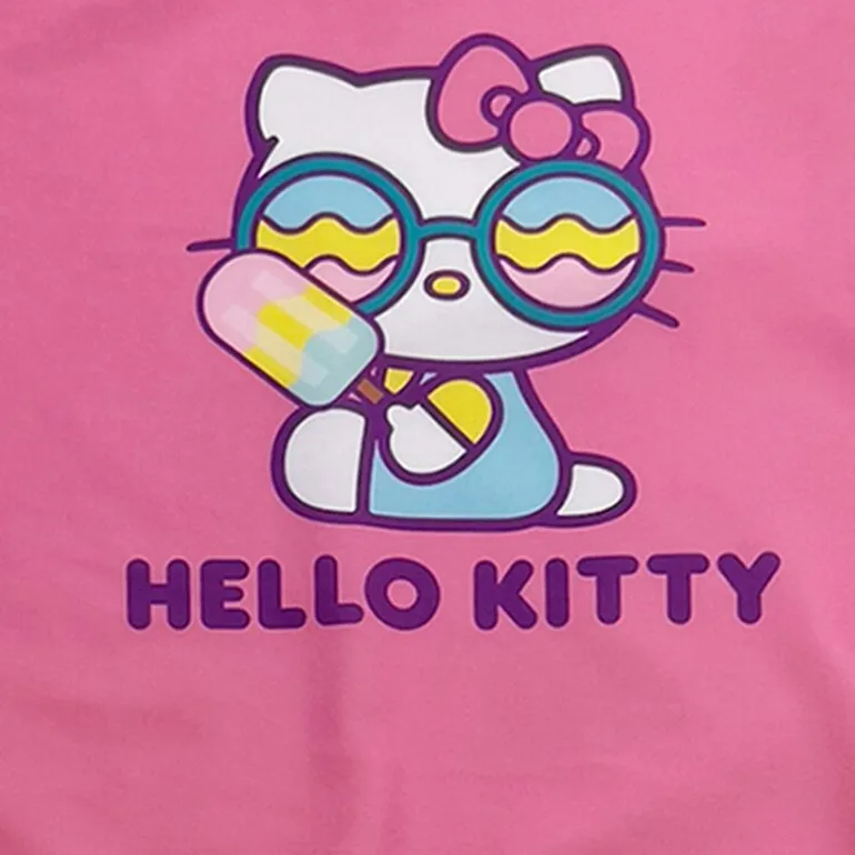 Little Girls UV Protection Hello Kitty 2-pc. Rash Guard Set