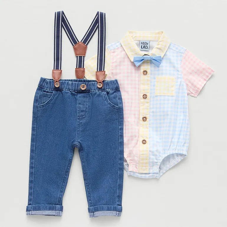 Little Lad Baby Boys 2-pc. Pant Set