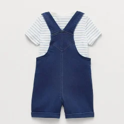 Little Lad Baby Boys 3-pc. Shortall Set