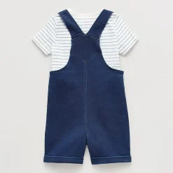 Little Lad Toddler Boys 3-pc. Shortall Set