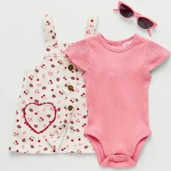 Little Lass Baby Girls Midi 2-pc. Dress Set
