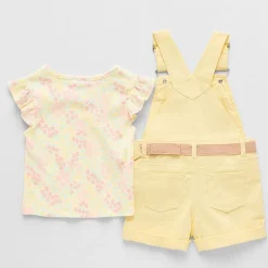Little Lass Toddler Girls 2-pc. Shortall Set