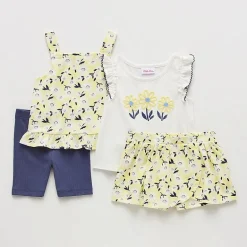 Little Lass Toddler Girls 4-pc. Short Set