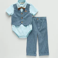 Little Stitch Baby Boys 2-pc. Pant Set