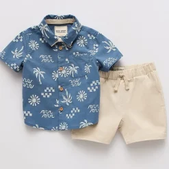 Little Stitch Baby Boys 2-pc. Short Set