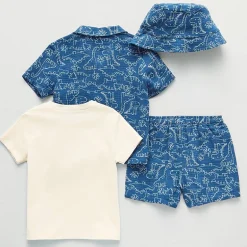 Little Stitch Toddler Boys 3-pc. Short Set