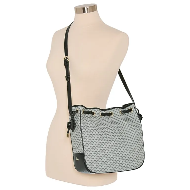 Liz Claiborne Aria Drawstring Bucket Bag