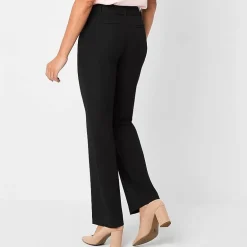 Liz Claiborne Audra Curvy Womens Tall Straight Mid Rise Trouser