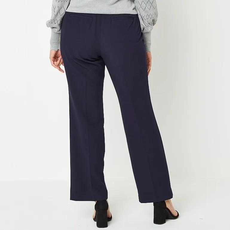 Liz Claiborne Audra Curvy Womens Tall Straight Mid Rise Trouser