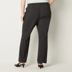 Liz Claiborne Audra Curvy Womens Straight Mid Rise Trouser