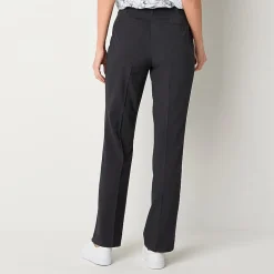 Liz Claiborne Audra Womens Adaptive Easy-on + Easy-off Straight Mid Rise Trouser