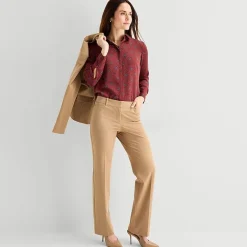 Liz Claiborne Audra Womens Straight Mid Rise Trouser