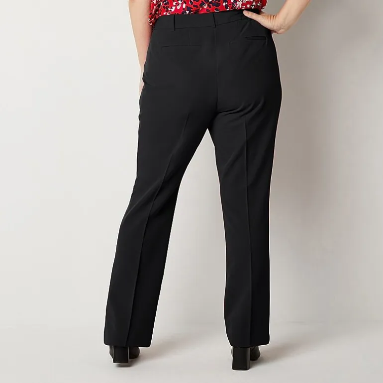 Liz Claiborne Audra Womens Straight Mid Rise Trouser
