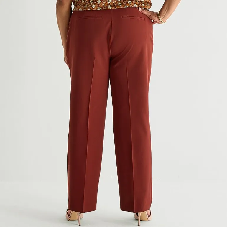 Liz Claiborne Audra Womens Straight Mid Rise Trouser