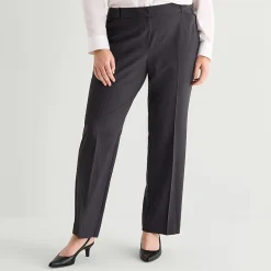 Liz Claiborne Audra Womens Straight Mid Rise Trouser