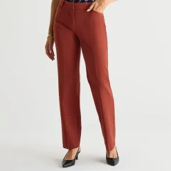 Liz Claiborne Audra Womens Tall Straight Mid Rise Trouser