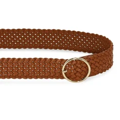 Liz Claiborne Braided O Ring Womens Belt