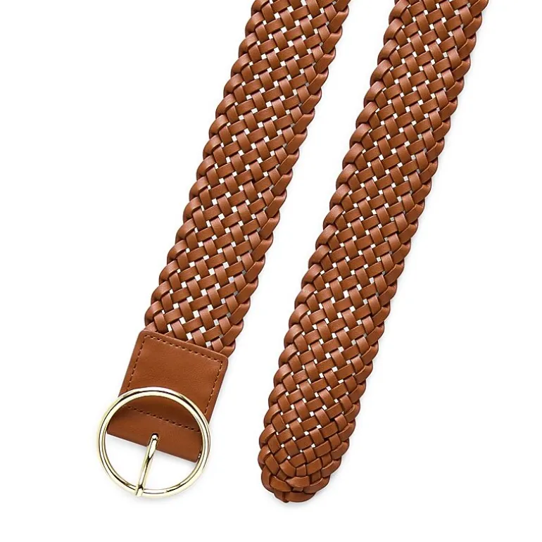 Liz Claiborne Braided O Ring Womens Belt