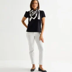 Liz Claiborne Branch Printed Leaf Square Scarf