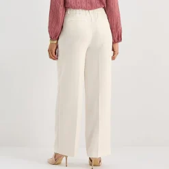 Liz Claiborne Charlotte Womens Wide Leg Mid Rise Trouser