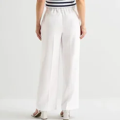 Liz Claiborne Charlotte Womens Wide Leg Mid Rise Trouser