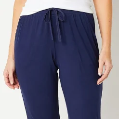 Liz Claiborne Cool and Calm Womens Pajama Capri Pant