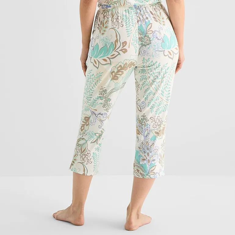 Liz Claiborne Cool and Calm Womens Pajama Capri Pant