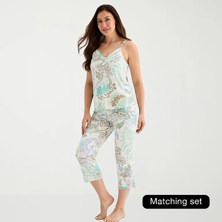 Liz Claiborne Cool and Calm Womens Pajama Capri Pant