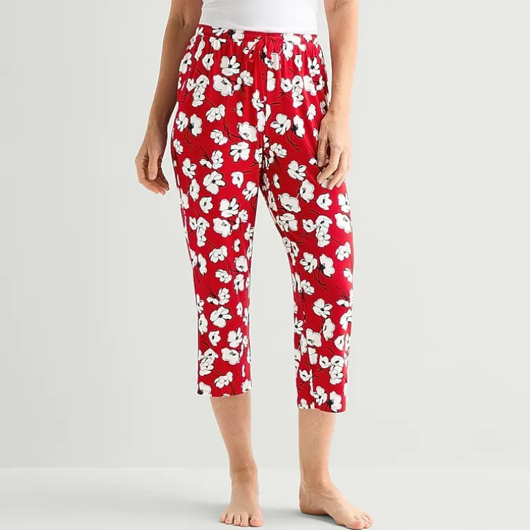 Liz Claiborne Cool and Calm Womens Pajama Capri Pant