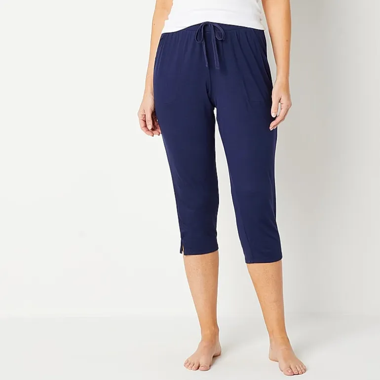 Liz Claiborne Cool and Calm Womens Pajama Capri Pant