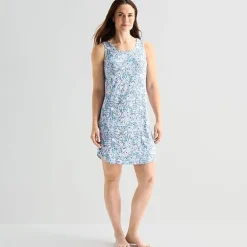 Liz Claiborne Cool and Calm Womens Crew Neck Sleeveless Pajama Top