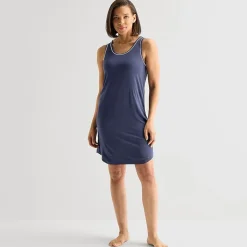 Liz Claiborne Cool and Calm Womens Crew Neck Sleeveless Pajama Top