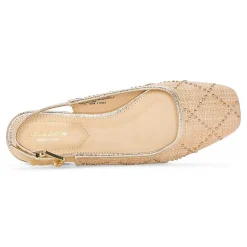 Liz Claiborne Deirdra Womens Square Closed Toe Ballet Flats