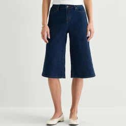 Liz Claiborne Denim Cullotte Jeans